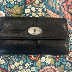 Fossil Maddox trifold leather wallet